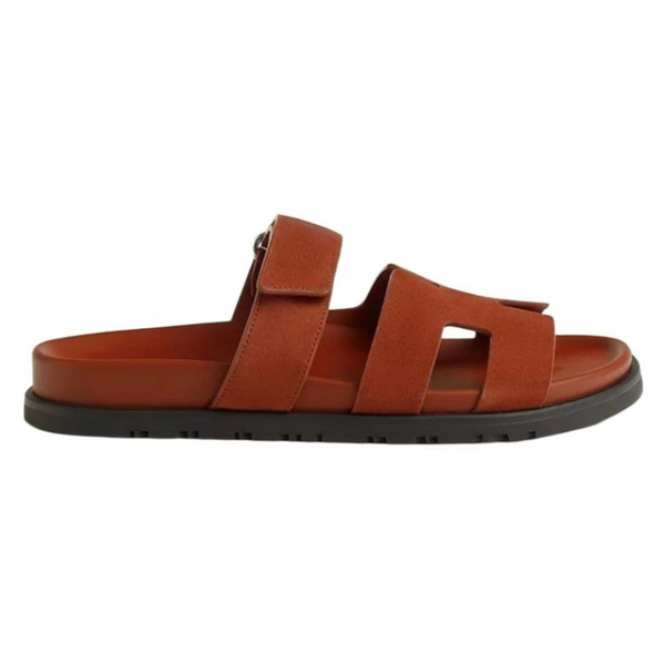 Hermès Chypre sandal 'marron muscavado'